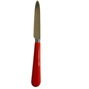NEW Sabre Paris Pop Unis Red Dinner Knife Stainless Steel